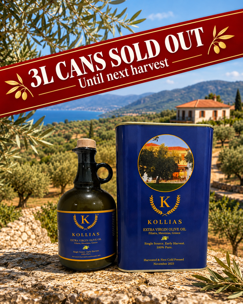 2025 Harvest 3L Can + 750 mL Bottle Single Source Early Harvest Extra Virgin Olive Oil