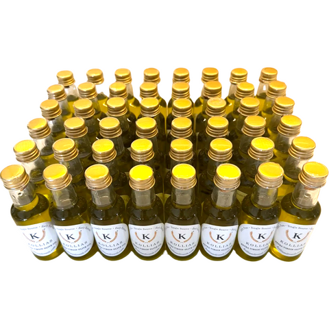 48 x 50 mL "Party Favor" Bottles Extra Virgin Olive Oil