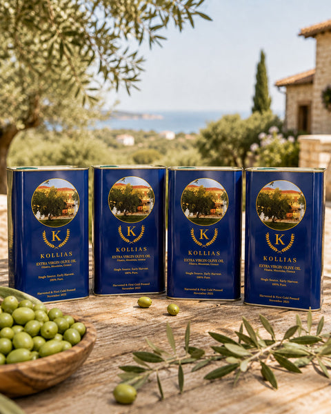 2025 Harvest 4x3L Single Source Early Harvest Extra Virgin Olive Oil